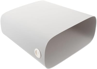 Smalle Prullenbak - Afvalemmer Smal - Ruimte Besparen - Dubbele Laag Ontwerp - 1 Liter - Warmgrijs