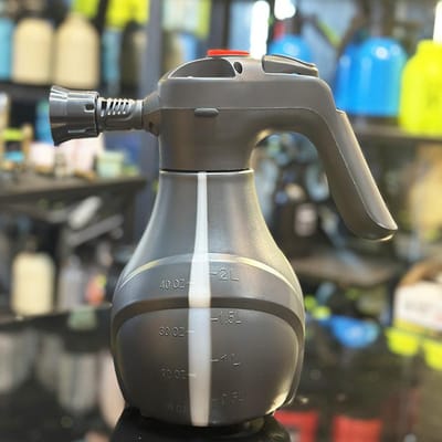 Elektrische Schuimspray 2L Draadloos Autowasgereedschap Schuimpomp Blaster Huishoudelijke Sproeier voor Autowassen donkergrijze kleur
