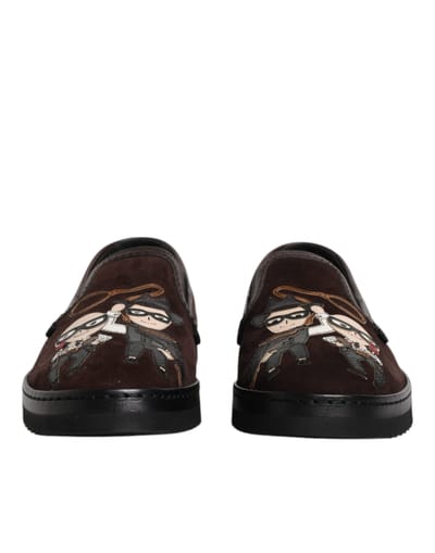 Portofino Slipon Sneakers Bruin Suède