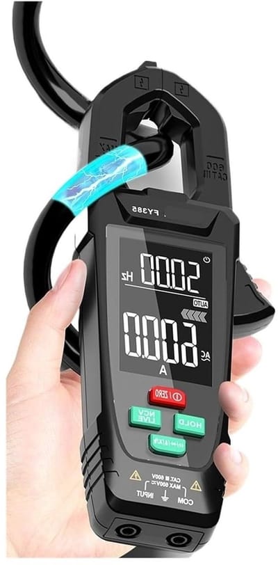 Digitale Tangmeter - Stroomtang Multimeter - Elektrische Metingen - 10.000 Punten Resolutie - Draagbaar Formaat - FY381