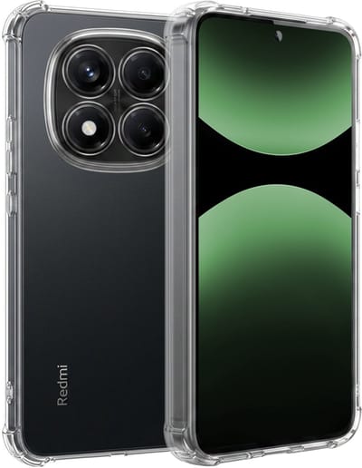 Hoesje Geschikt voor Xiaomi Redmi Note 14 Pro - Sterk & Shockproof - Siliconen Case - Back Cover - Telefoon Hoes Shock Proof - Transparant