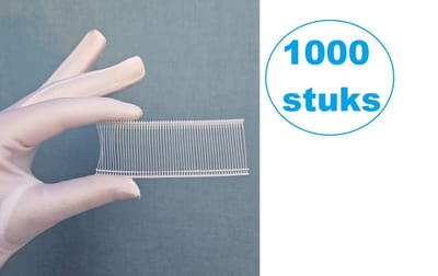 Riddersporen - 1000 stuks - voor aanschiet tang tags label plastic koord