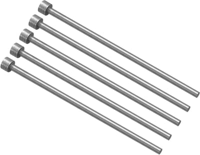 Uitwerppennen - Rechte pennen - Machineonderhoud - Hoge temperatuurbestendig - 5 stuks 100 mm - Zilver