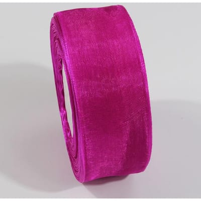 10 meter/lot doorschijnend chiffonlint, organza, satijnlinten voor cadeauverpakkingen, decoratie, bruidsboeketten, feestkransen en kantstof. 38mm