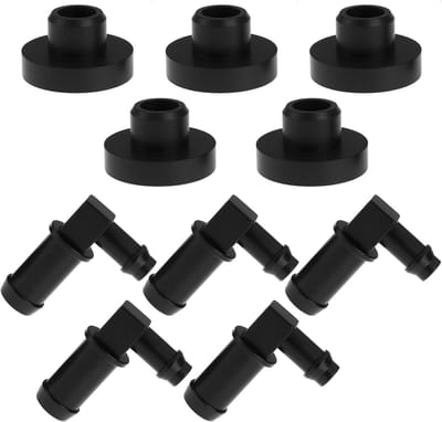5 Sets Brandstoftank Stem Bus 532003645 3645J 532124952 Geschikt voor Craftsman en Roper - Hoogwaardige vervangingsonderdelen voor tuinmachines en gereedschap
