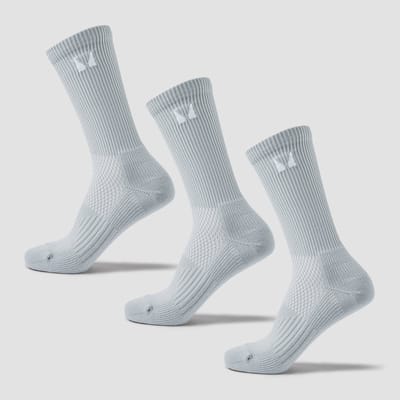 MP Hardloopsokken (3 Pack) - Chroom - UK 6-8