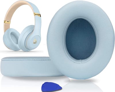 Vervangende Oorkussens voor Beats Studio 3 & Studio 2 Hoofdtelefoons met Zacht Eiwitleer en Sterke Lijm voor Optimale Geluidskwaliteit
