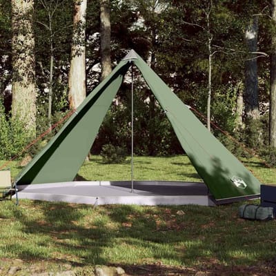 Familietent - Kampeertent - Outdoor avonturen - Waterdicht en winddicht - 400x400x200 cm - Groen