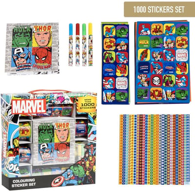 Avengers Stickerset Kind – 1000 Stickers – Knutselen Meisjes en Jongens