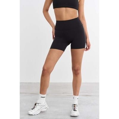 FAMME Softy Contrast Shorts Zwart L