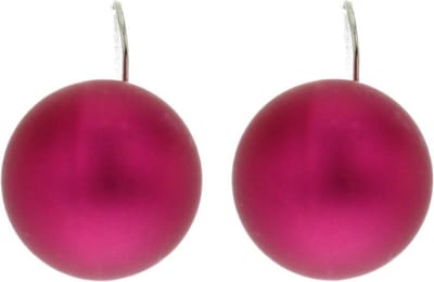 Behave - Fuchsia bol oorbellen nikkelvrij - Minimalistische stijl - 2 cm