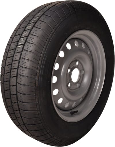 Compleet aanhanger wiel - 195/70R15C - steekmaat: 5x112 - draagvermogen: 900 kg - naafdiameter: 67 mm