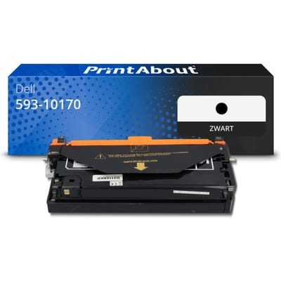 PrintAbout huismerk Toner 593-10170 (PF030) Zwart Geschikt voor Dell