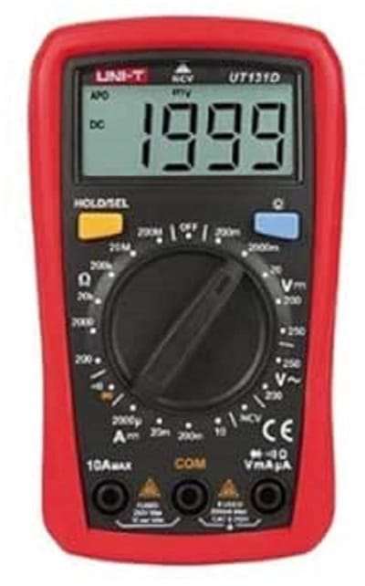Compacte Digitale Multimeter - AC/DC Spanning, Stroom & Capaciteit - 250V CAT II Veiligheid