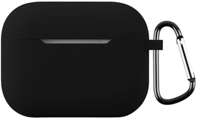 Hoesje Geschikt voor AirPods Pro 3 - Dun Siliconen Case - Zwart