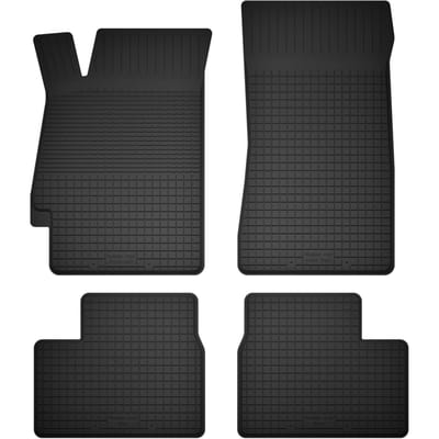 Wielganizator BasicProtect Serie - Rubber Auto Vloermatten - Peugeot 406 - 1995-2004 - 4 stuks