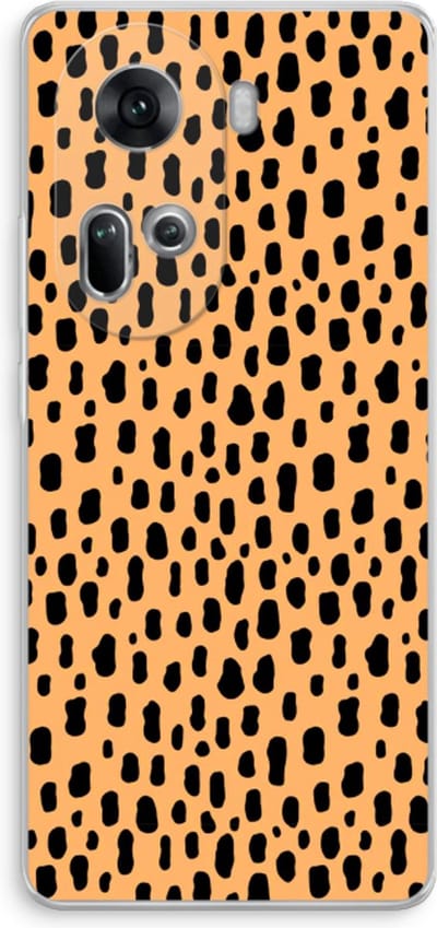Case Company® - Hoesje geschikt voor Oppo Reno 11 hoesje - Panter - Soft Cover Telefoonhoesje - Bescherming aan alle Kanten en Schermrand