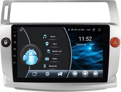 Autoradio met bluetooth - Carplay - Voor Citroen C4/ C-Triomphe/ C-Quatre (2004-2009) - Geschikt voor Apple en Android - Stereo - Navigatie - Navigatiesysteem auto - 2GB 32GB