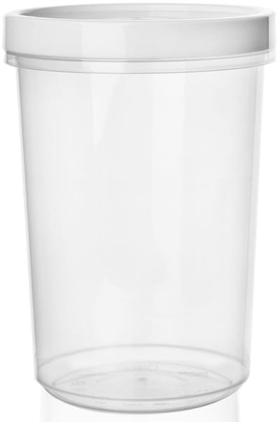 Hobby Life - Voedselcontainer - 1,6L - BPA-vrij - Wit