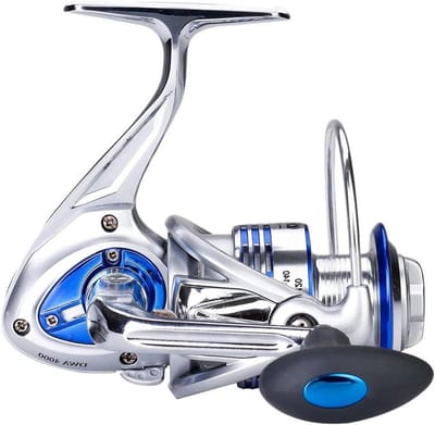 Spinmolen Visgerei - Reel Vissen - Vissen Vangen - Aluminium Legering - 14 Kogellagers - Blauw