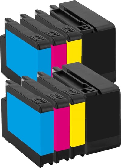 Huismerk geschikt voor HP 932/933 XL - Inktpatronen (8X) - Geschikt voor OfficeJet 6600 - 6700 - 7110 - 7510 - 7610 - 7612