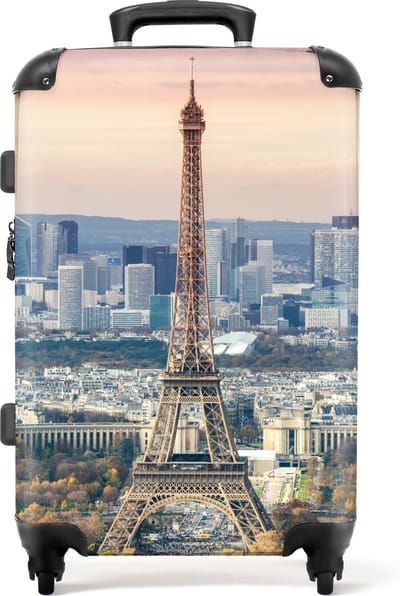 NoBoringSuitcases.com - Grote koffer XL - Reiskoffer fotokoffer met 4 wielen - Trolley op wieltjes 72 liter - Rolkoffer groot - Ruimbagage valies 20kg - Valiezen voor volwassenen - Reisbagage & reisaccessoires - Bagagekoffer large - Suitcase tsa slot