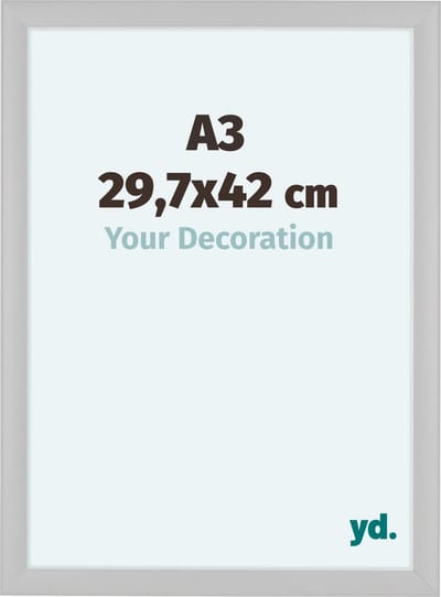 Your Decoration - Fotolijst A3 29,7x42 cm - MDF - Wit Mat - Como