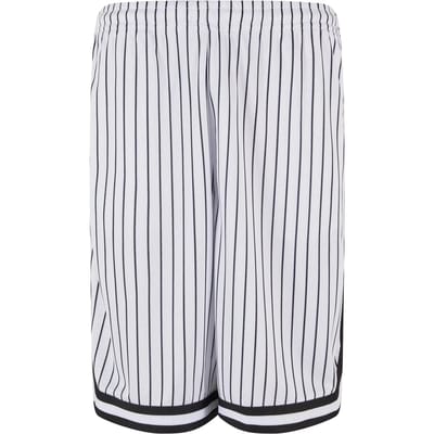 Urban Classics Striped Mesh Shorts White/black Taglia: M | Pantaloncini Outlet | Uomo | Bianco