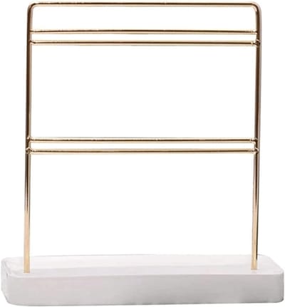 Sieradenhouder U-vorm - Etui Display - Sieraden Presenteren - 3 Lagen - Gouden Afwerking - Goud