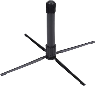 Draagbare Metaal Lichtgewicht Klarinet Fluit Vouwsteun - Standaard met 4 Benen voor Windinstrument, Steun Accessoire
