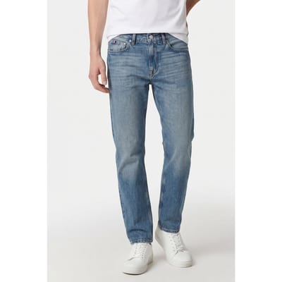 Tommy Hilfiger Regular Straight Jeans Tye Blue Size: W32L34 | Straight Outlet | Heren | Blauw
