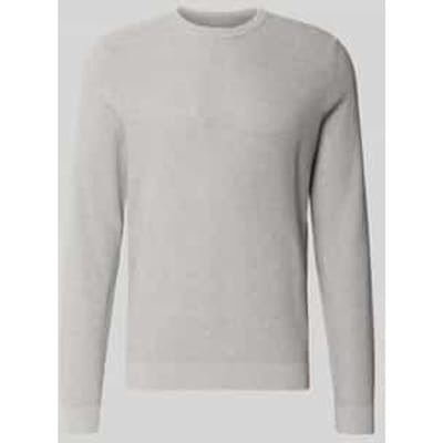 Gebreide pullover met ribboorden
