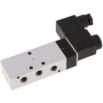 5/2 G1/8'' Magneetventiel 12V DC 3-10bar/42-140psi Airtec