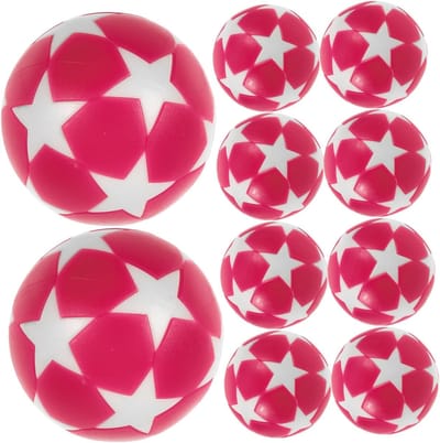 Tafelvoetbal Ballen - Vervangingsballen Spel - Spelonderdeel Vervangen - Gladde Controle - 10 Stuks - Multicolor