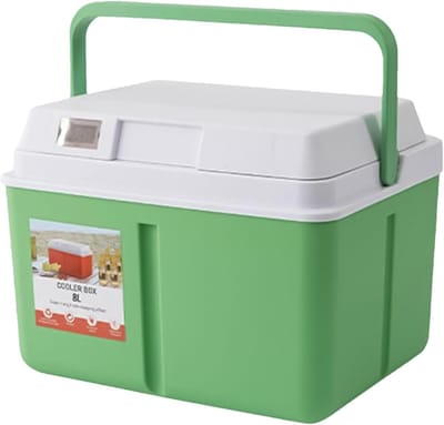 Geïsoleerde Koelbox - Draagbare Koeler - Outdoor Activiteiten - Lekvrije Constructie - 5L of 8L - Groen