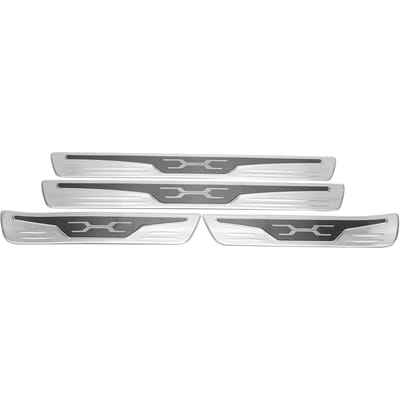 4 Stuks Auto Deurdorpel Slijtlijst Afdeklijsten Beschermer Past voor Harrier Venza XU80 2020 2021 white