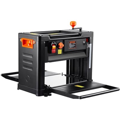 Schuurmachine, Twee Snelheden, 13  Breed Werktafel Werkbank Schuurmachine, Drie Messen, 15-Amp 2000W Krachtige Motor, 12  Verlengd Invoer Tafel, Laag Geluidsniveau