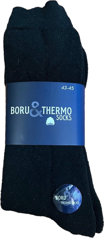 3-Paar-Thermo-Sokken-35/38-Warm-Thermo Control-Wandel Sokken-Ideaal voor schaatsen-Zwart
