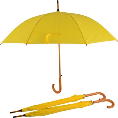 Paraplu 3 stuks - Set van 3 Gele Automatische Paraplu's 102cm - Waterdicht | Voor Volwassenen | Perfect Bij Verschillende Outfits En Kledingstijlen!