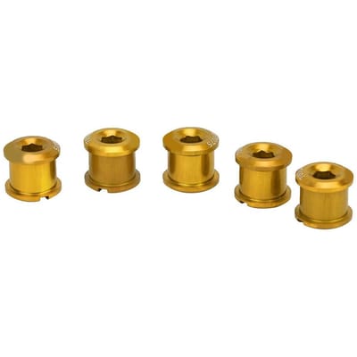 5 pièces 7 mm Alliage d'aluminium Ultra-léger Vis de Disque de Vélo Vis de Plateau de Pédalier Accessoire de Vélo moins que br plus brown