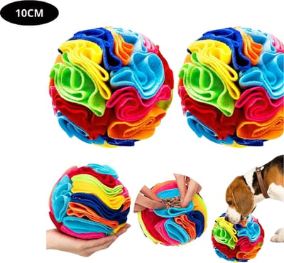 Livano Honden Speelgoed - Hond - Speelgoed - Dog Toy - Snuffelbal - Kleurrijk 10cm
