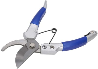 Dailygoody - Tuinschaar - Heggenschaar - Ergonomisch ontwerp - Blauw - Grasclipper - Perfect voor snoeien en vormgeven van planten