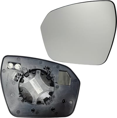 BILMAX Buitenspiegelglas Links voor Land Rover Range Rover Evoque L538 2011-2018 verwarmd, met draagplaat (bestuurderszijde)