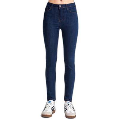 It's Basic - Skinny High Rise Jeans - Deep Sea