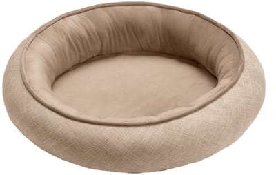 Orthopedisch Hondenbed Beige Maat M (Ø 70 cm)