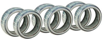 Broste Copenhagen Nordic Sea Servet ringen set van 6 - Napking Ring Ø4,5 x H1,5 cm Reactive glazed stoneware