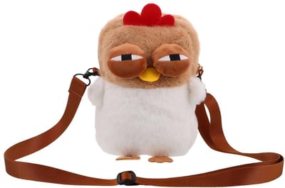 Dailygoods- Schoudertas Dames - Mini Schoudertas - Pluche Cartoon Handtas - Fluffy Dier - Multicolor - 23x16x7 cm
