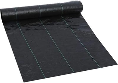 Onkruiddoek Bodembedekker - Tuinmembraan Gronddoek - Onkruid Vrij Houden - Waterdoorlatend UV-gestabiliseerd - 1x100m - Zwart