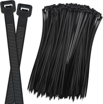 Kabelbinders UV-bestendig 100mm x 2,5mm - 100 stuks voor auto, fiets, computer en industrie