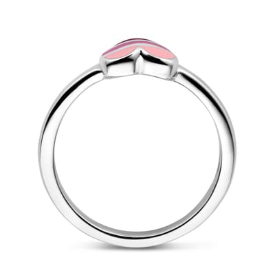Gerhodineerd Zilver Ring Hart 1337804